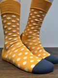 Dilly Socks Mustard Dots