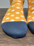 Dilly Socks Mustard Dots